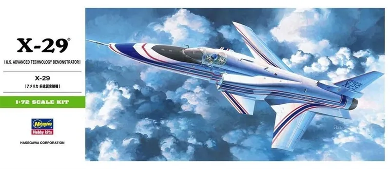 Hasegawa B13 00243 1/72 Ölçek X-29 Savaş Uçağı Plastik Model Kiti