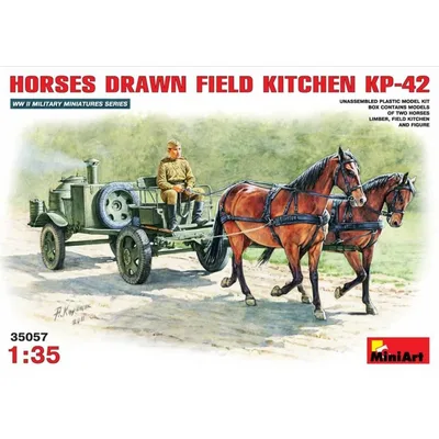 35057 1/35 HORSES DRAW FIELD KITCHEN KP-42