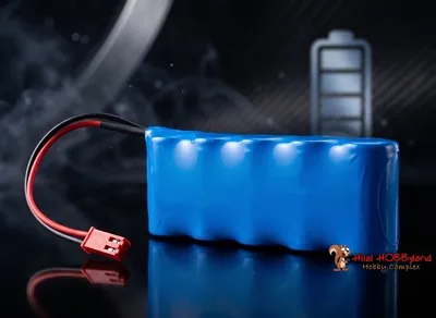 6V 1100 mAh NiMh Flat Receiver Pack
