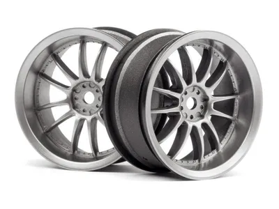 WORK XSA 02C WHEEL 26MM LIGHT GUNMENTAL (3MM offset /2PCS)