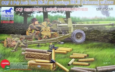 CB35168 1/35 OQF 6 Pdr Anti-Tank Mk.IV on Carriage