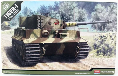 Academy 13314 1/35 Tiger-I Geç Dönem Tankı Demonte Plastik Maketi