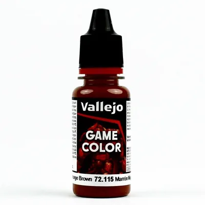 Vallejo 72115 18 ml. Grunge Brown, Game Color Serisi Model Boyası
