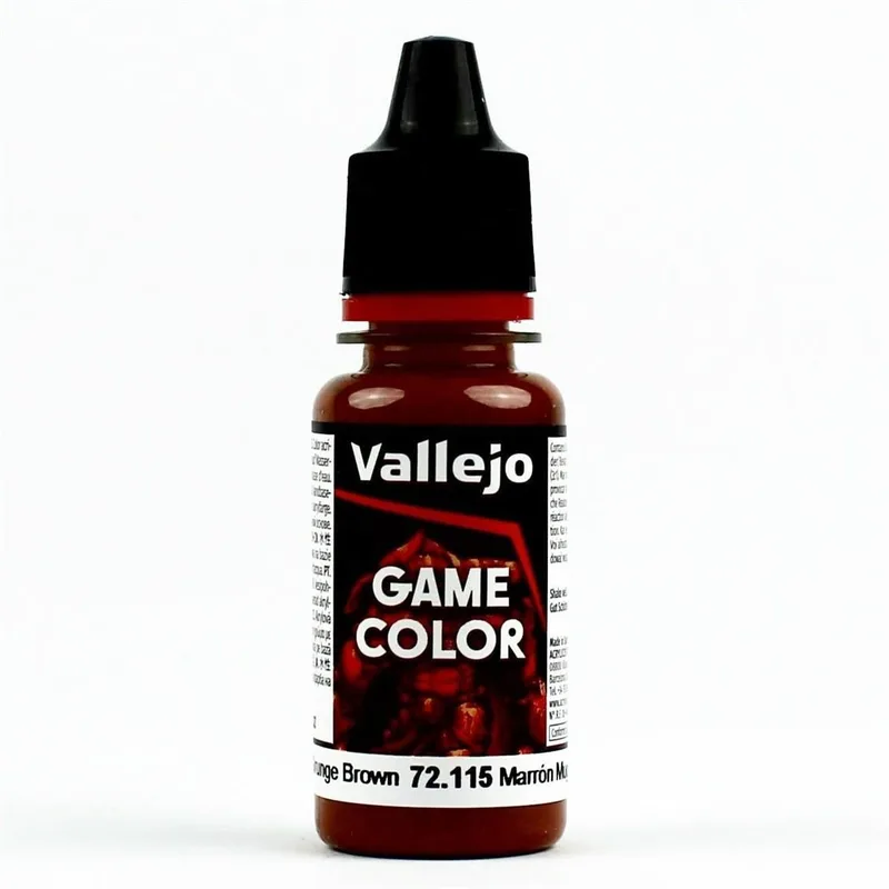 Vallejo 72115 18 ml. Grunge Brown, Game Color Serisi Model Boyası
