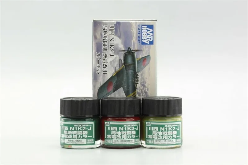 Gunze CS668 3x10 ml. Kawanishi N1K2-J, Mr.Color Serisi Maket Boyası Seti
