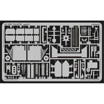 EDUARD 35599 1/35 Pz.IV Ausf.H FOR TAMIYA Maket De
