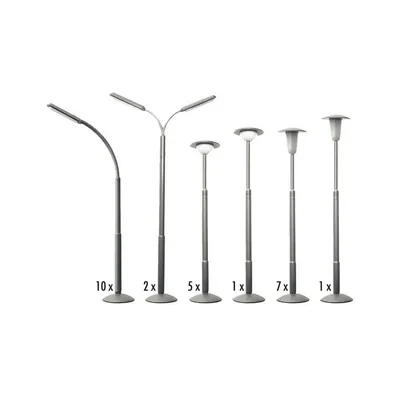 Faller 180538 1/87 Yol Lambaları Seti ( 28 Parça ) Demonte Plastik Maketi