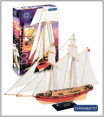 80565 1/88 DOMINICA - HAZIR GÖVDELİ - AHŞAP TEKNE