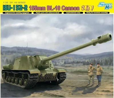 Dragon 6796 1/35 Ölçek ISU-152-2 155mm BL-10 Cannon Tank Avcısı Plastik Model Kiti
