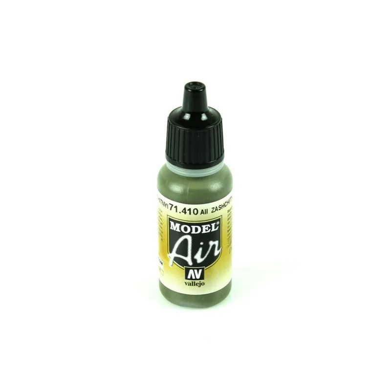 Vallejo 71410 17 ml. AII Zashchitnyi Camouflage Green, Model Air Serisi Model Boyası