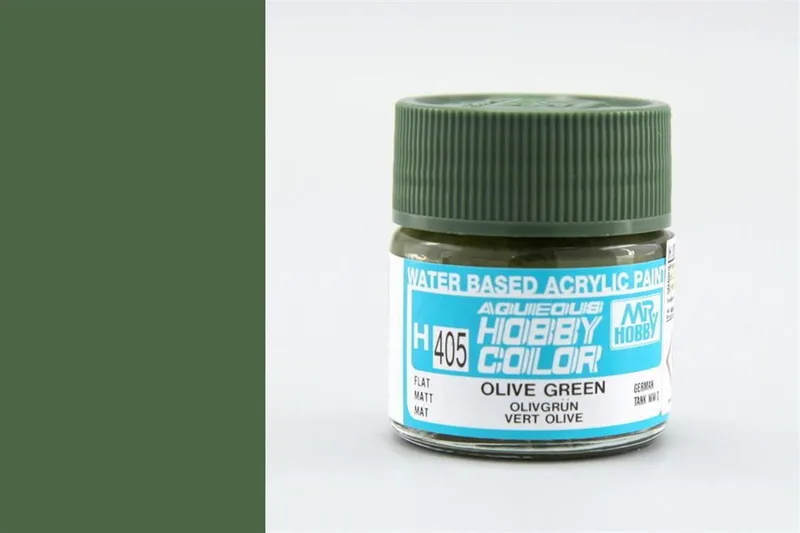 Gunze H405 10 ml. Olive Green, Aqueous Serisi Maket Boyası