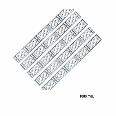 Faller 180407 1/87 İşlemeli Çitler Demonte Plastik Maketi