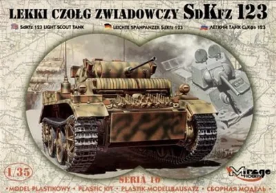 35108 1/35 SDKFZ 123 LIGHT RECCE TANK