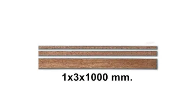 80121 AHSAP CITA- BLACKİSH MANZONİA-1X3X1000 MM-10 ADET
