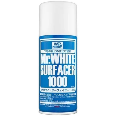 Gunze B511 170 ml. Mr.Surfacer 1000, Beyaz, Sprey Astar Boyası