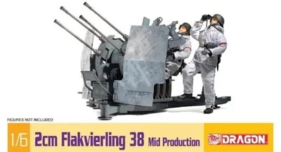 Dragon 75018 1/6 Ölçek 2cm Flakvierling 38 Uçaksavar Topu Plastik Model Kiti