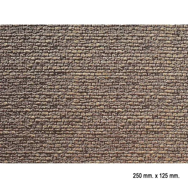 Faller 222565 1/160 Granit Taş Desenli Dekor Kağıdı, 25 X 12,5 Cm.
