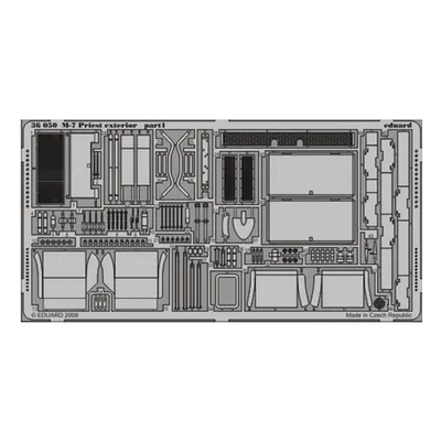 36050 1/35 M-7 DIŞ DETAY SETİ - STD.PHOTO ETCHED S