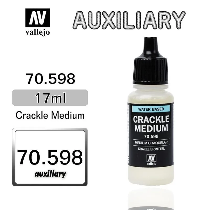 Vallejo 70598 17 ml. Crackle (Çatlak Oluşturma Sıvısı), Model Boyası