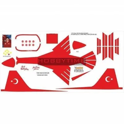 Babibi DBT01061 1/48 Türk Yıldızları Old-8, Dekal Çıkartma