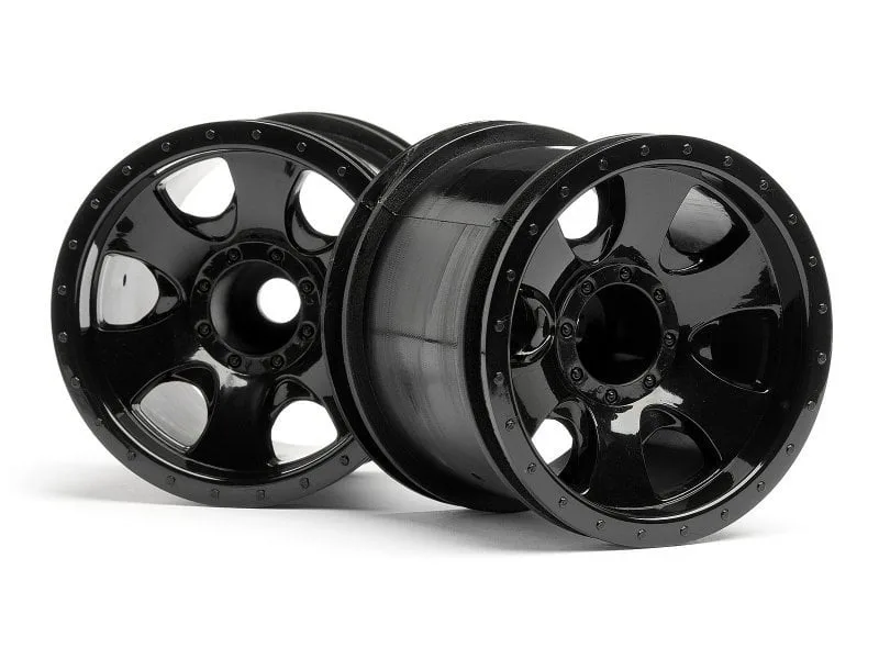 1/10-1/16 2.2'' WARLOCK WHEEL BLACK (2.2in/2pcs)