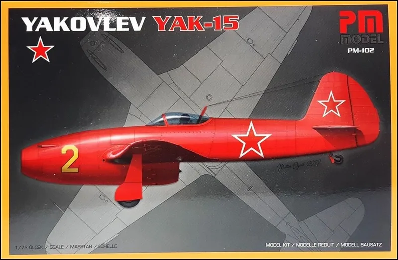 PM Model 102 1/72 YAK-15 Avcı Uçağı Demonte Plastik Maketi