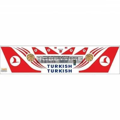 Babibi DAT01070 1/144 Thy, Airbus A340, 2002 Basketball Wc, Dekal Çıkartma