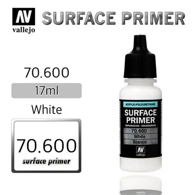 Vallejo 70600 17 ml. Beyaz, Astar Model Boyası