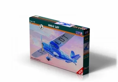 Mistercraft B084 1/72 RWD-5 Lot Savaş Uçağı Demonte Plastik Maketi