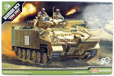 Academy 13201 1/35 İngiliz Zırhlı Personel Taşıyıcı (Warrior Irak 2003) Demonte Plastik Maketi