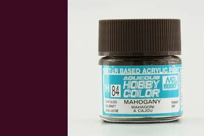Gunze H084 10 ml. Mahogany, Aqueous Serisi Maket Boyası