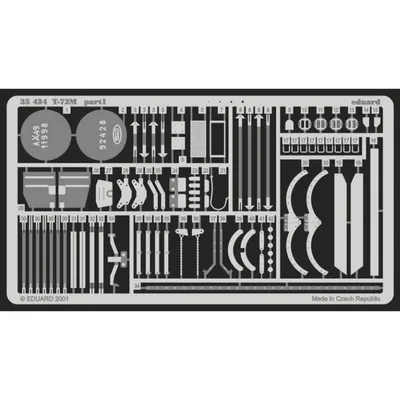 EDUARD 35434 1/35 T-72M FOR TAMIYA Maket Detay Set