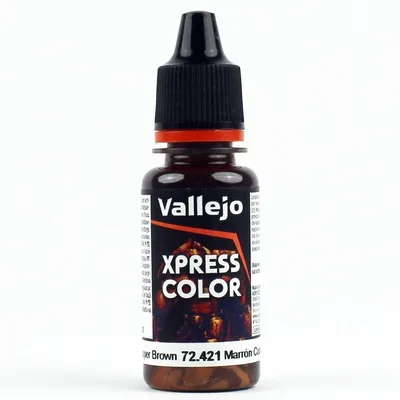 Vallejo 72421 18 ml. Copper Brown, Game Color Serisi Model Boyası