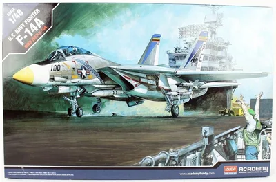 Academy 12253 1/48 Grumman F-14A Tomcat Savaş Uçağı Demonte Plastik Maketi