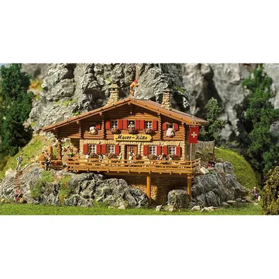Faller 130329 1/87 Moser Alp Dağları Evi Demonte Plastik Maketi