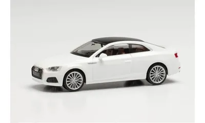 Herpa 028660-002 1/87 Ölçek Audi A5 Coupe, Beyaz, Sergilemeye Hazır Model Araç