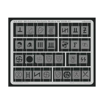 EDUARD XT032 1/35 Divisional Insignia Waffen SS 19