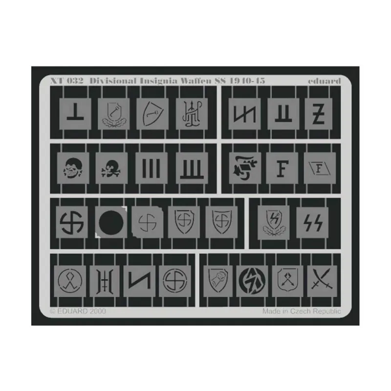 EDUARD XT032 1/35 Divisional Insignia Waffen SS 19
