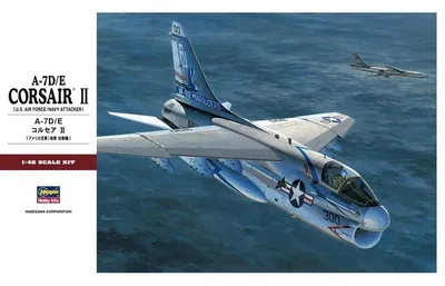 Hasegawa PT47 07247 1/48 Ölçek A-7D/E Corsair II Savaş Uçağı Plastik Model Kiti