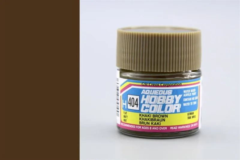 Gunze H404 10 ml. Khaki Brown, Aqueous Serisi Maket Boyası