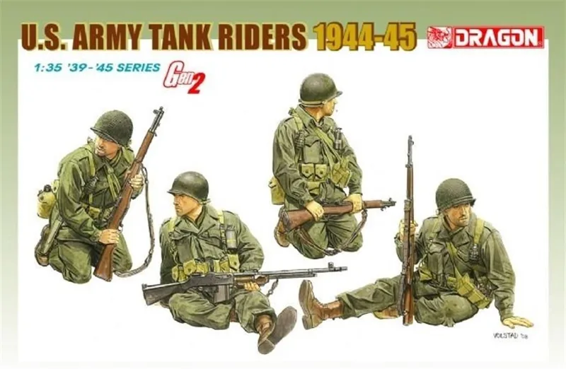 Dragon 6378 1/35 Ölçek Tank Mürettebatı (1944-45) Asker Figürleri Plastik Model Kiti