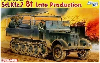 Dragon 6562 1/35 Ölçek Sd.Kfz.7 8T Yarı Paletli Kamyon Plastik Model Kiti