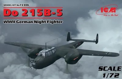 72306 Do 215B-5, WWII German Night Fighter Do 215B