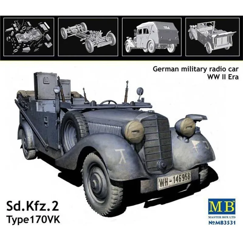 3531 1/35 SD.KFZ. 2 TYPE 170 VK, GERMAN MİLİTARY R