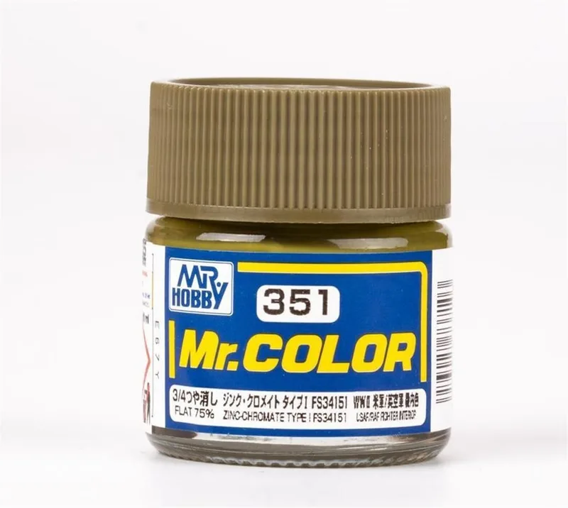 Gunze C351 10 ml. Zinc-Chromate Type FS34151, Mr.Color Serisi Maket Boyası