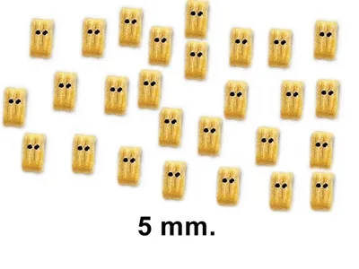 80011 BLOK VE PALANGA-20 ADET-AHŞAP - 5 MM.