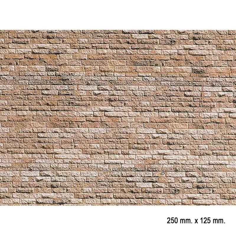 Faller 222563 1/160 Bazalt Taşı Desenli Dekor Kağıdı, 25 X 12,5 Cm.