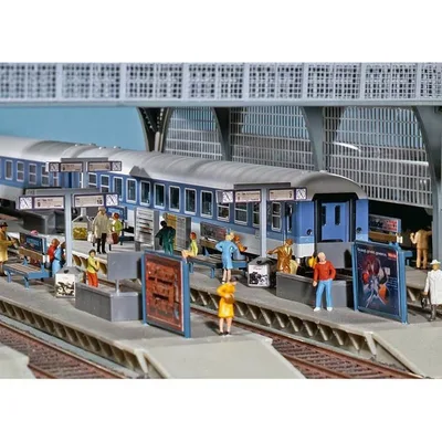 Faller 120186 1/87 Platform Aksesuarları Demonte Plastik Maketi