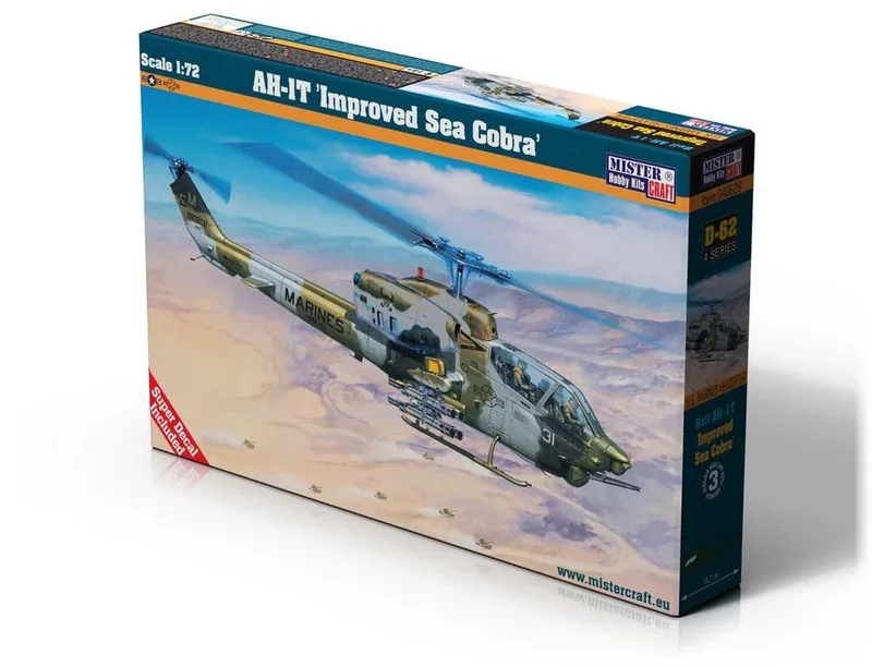 Mistercraft D062 1/72 AH-1T (Geliştirilmiş) Helikopteri Demonte Plastik Maketi