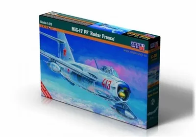 Mistercraft C029 1/72 MiG-17 PF (Radar Fresco) Savaş Uçağı Demonte Plastik Maketi